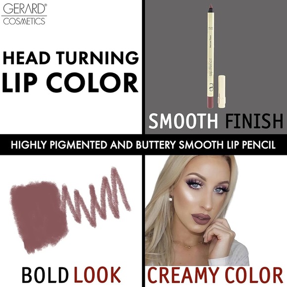 BNIB NWT SEALED! Gerard Cosmetics Lip Liner - Melrose Place 1.20ml Full Size - Picture 11 of 11